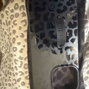 Black Leopard Print Phone Case